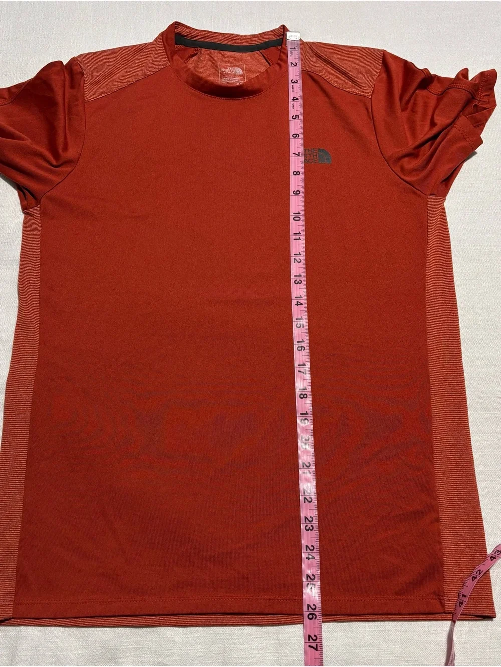 Men’s The North Face Flashdry-XD Tee | Dark Orange / Copper | Size Small
